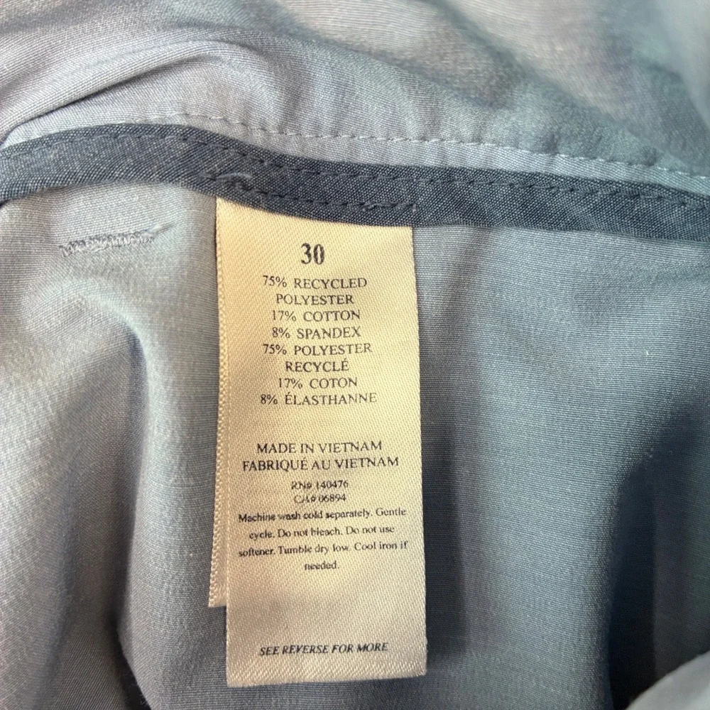 Faherty All Day Shorts Mens 30 Blue Hybrid Quick Dry Stretch‎ performance